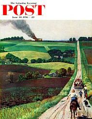 John Falter’s painting used for this June 1956 Sat Eve Post cover sold for $106,250 in Feb 2014.