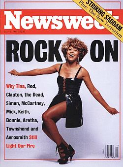 July 1993: Tina Turner on Newsweek’s cover.
