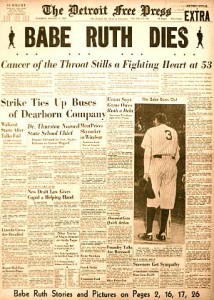 “The Babe Ruth Story” Book & Film: 1948 | The Pop History Dig