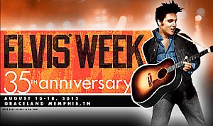Elvis Week logo, August 2012, 35th anniversary, Graceland.