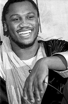 Joe Frazier during a break in training prior to the March 1971 title bout with Muhammad Ali.