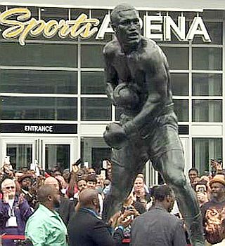 September 2015: A 12-foot bronze statue of Joe Frazier in his boxing stance was dedicated  in front of the NBC Sports Arena at the Xfinitiy Live site in south Philadelphia.