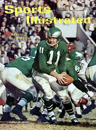 Dec 1960: Norm Van Brocklin on the cover of Sports Illustrated, ahead of championship game vs. Green Bay.