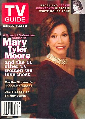 Feb 1998: A TV Guide “Valentines” cover with Mary Tyler Moore “...and the 11 other TV women we love most.”