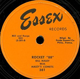 Bill Haley & Comets version of “Rocket 88" recorded on the Essex recording label, June 1951.