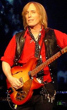 Rock `n Roll artist, Tom Petty, performing.