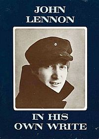 John Lennon on the cover of his 1964 book, 'In His Own Write'. Click for book.