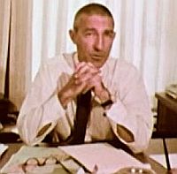 Stewart Udall, as he appeared  in the 1969 TV report, “The Ravaged Earth.”