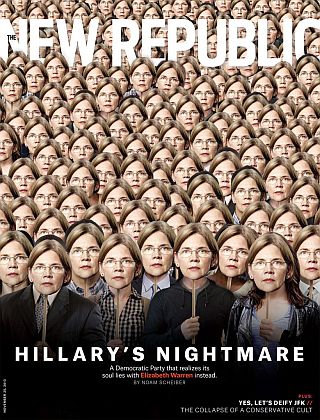 November 2013 - New Republic story on how Democrats were beginning to see Warren as a party favorite.