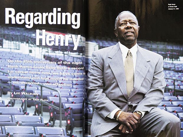 April 1999: “Atlanta Magazine” ran a feature piece on Henry Aaron at the 25th anniversary of his breaking Ruth’s record, focusing on his history, his personality, how fans & press perceived him, his work ethic, and more.