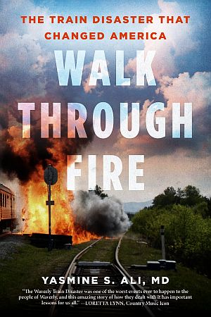 Yasmine Ali’s 2023 book, “Walk Through Fire: The Train Disaster that Changed America,” Citadel, publisher, 272 pp.  Story of the horrific LPG  tank car explosion in downtown Waverly, TN during clean-up of a  February 1978  Louisville & Nashville train derailment (24 cars derailed of a 92-car freight train). Sixteen were killed and 43 injured. Click for book.