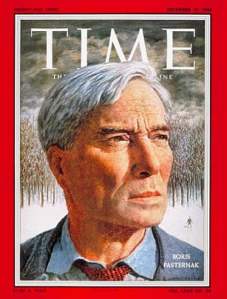 “Doctor Zhivago” author, Boris Pasternak, on Time’s cover, December 15, 1958.