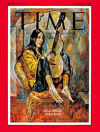 On November 23, 1962, an artist’s rendition of Joan Baez appeared on the cover of Time Magazine – a rare honor then for a young musician. 