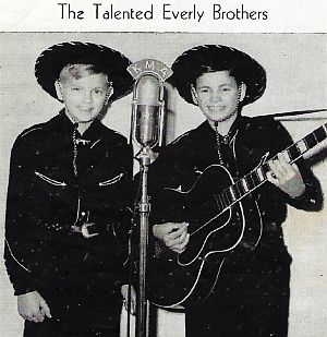Starting out at the ages of 8 and 6, the boys joined their parents on “The Everly Radio Show,” broadcast from Shenandoah, Iowa during the 1940s & early 1950s. 