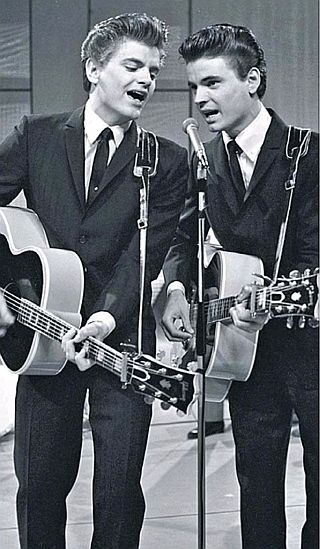 The Everly Brothers – Phil and Don – performing in the 1950s.