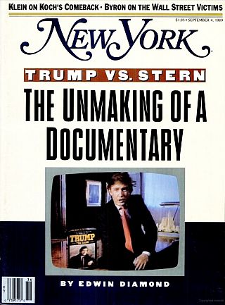 September 4, 1989 edition: “Trump vs. Stern: The Unmaking of A Documentary,” about once-blocked documentary film about Trump.