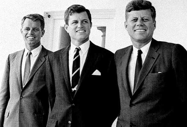August 1963: The Kennedy brothers, from left, Robert, Edward and then-U.S. President John F. Kennedy, in Washington, D.C. (Associated Press). All three would become involved with helping to improve the lot of coal communities and coal miners in one way or another, whether through community assistance programs and/or federal regulation. The story here focuses on the activities of Bobby and Ted.