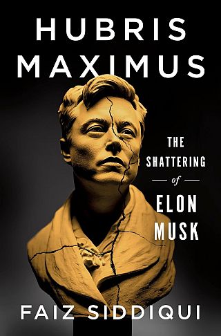 Faiz Siddiqui’s 2025 book, “Hubris Maximus: The Shattering of Elon Musk.” Click for copy at Amazon.