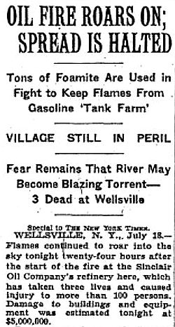 Part of a New York Times story, July 19, 1938.