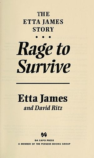 Inner title page from "Rage To Survive". Click for Amazon.