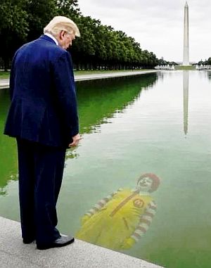 During the summer of 2026, social media was unforgiving of Donald Trump and his Reflecting Pool misadventures.